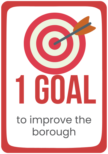 1 goal to improve the borough